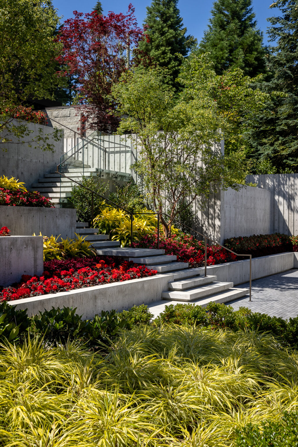 High end landscape construction by Fossil Landscape Construction in Vancouver BC featuring refined outdoor spaces, detailed craftsmanship and timeless design.