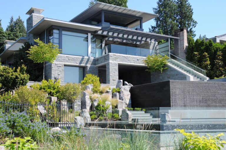 High end landscape construction by Fossil Landscape Construction in Vancouver BC featuring refined outdoor spaces, detailed craftsmanship and timeless design.