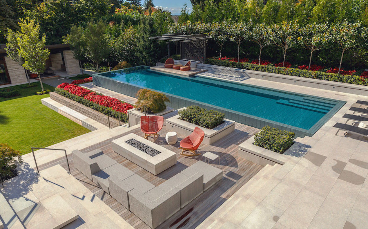 High end landscape construction by Fossil Landscape Construction in Vancouver BC featuring refined outdoor spaces, detailed craftsmanship and timeless design.