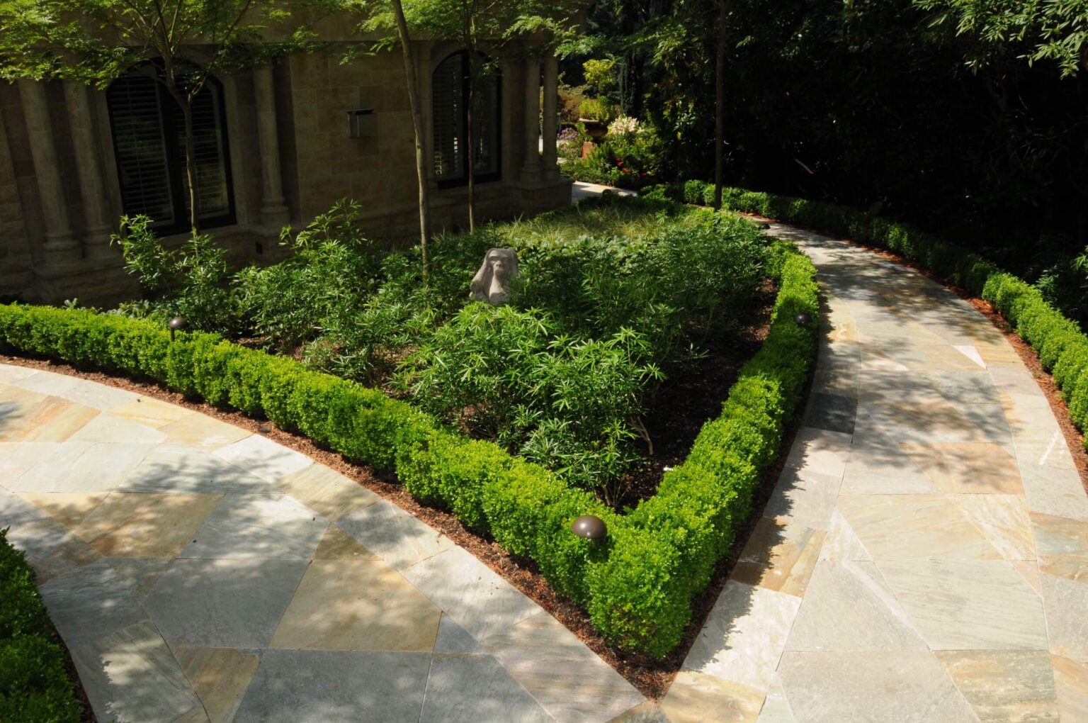 High end landscape construction by Fossil Landscape Construction in Vancouver BC featuring refined outdoor spaces, detailed craftsmanship and timeless design.