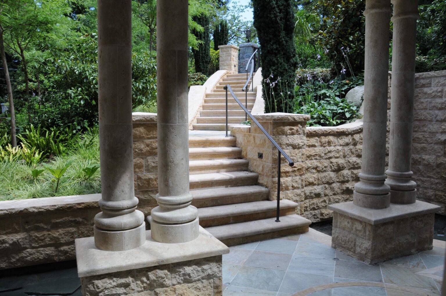High end landscape construction by Fossil Landscape Construction in Vancouver BC featuring refined outdoor spaces, detailed craftsmanship and timeless design.