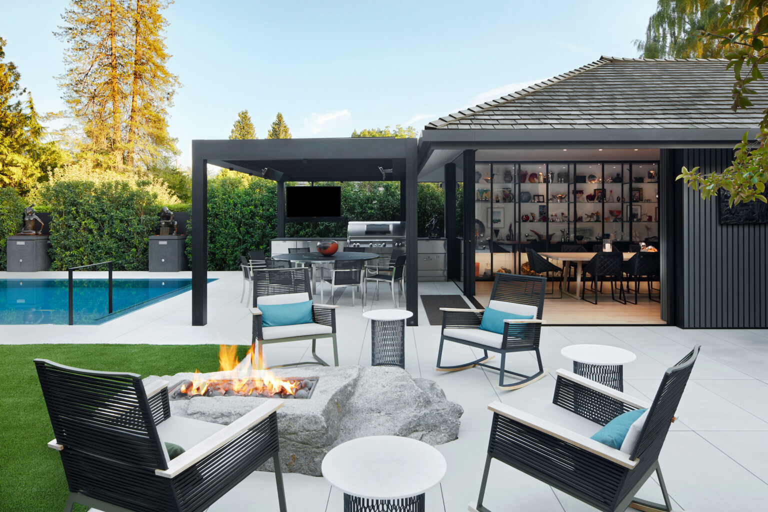 High end landscape construction by Fossil Landscape Construction in Vancouver BC featuring refined outdoor spaces, detailed craftsmanship and timeless design.