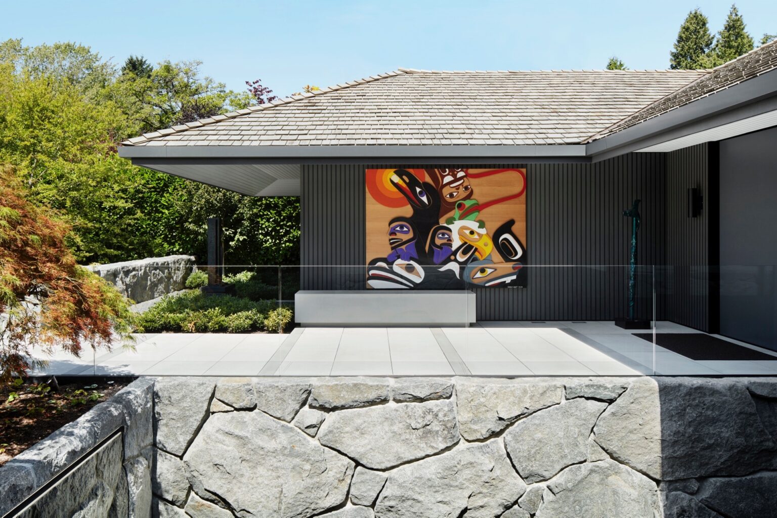 High end landscape construction by Fossil Landscape Construction in Vancouver BC featuring refined outdoor spaces, detailed craftsmanship and timeless design.